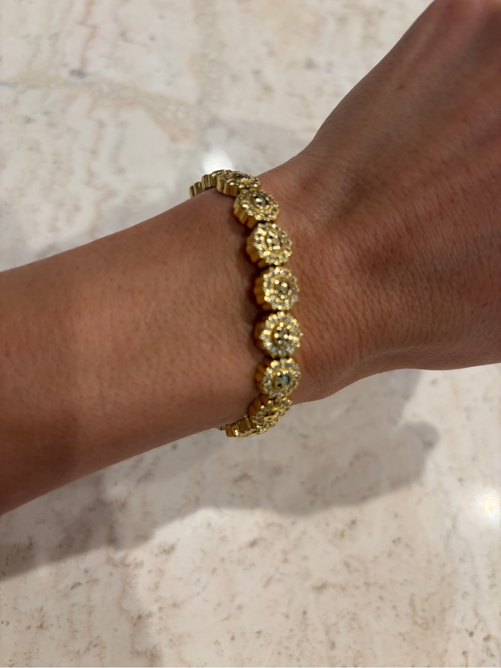 Lisa Gozlan smiley face bracelet - Picture 3 of 5